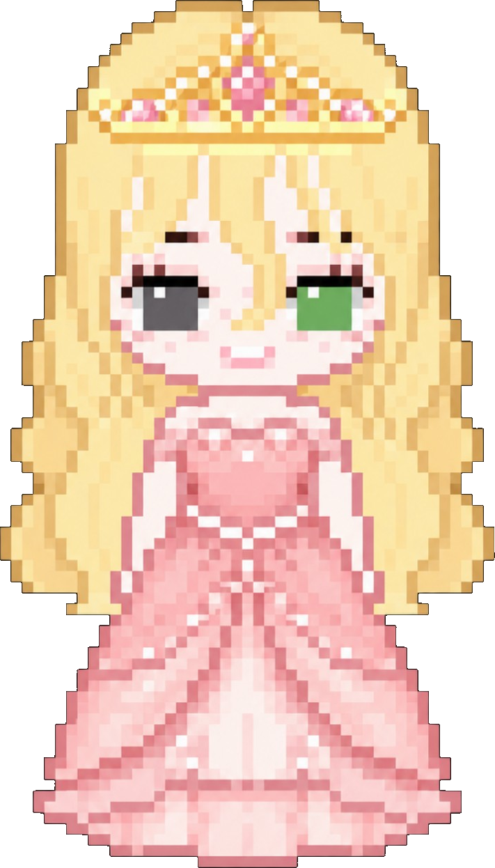 Princesa Navier en pixel art